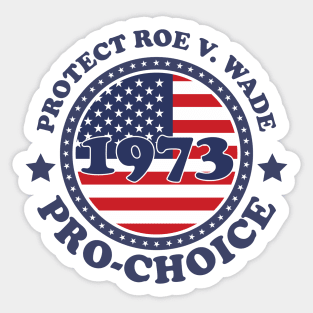 Vintage Womens 1973 Pro Choice Roe v. Wade Protest Abortion Law Sticker